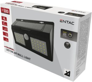 Entac Napelemes Műanyag Lámpa 4W SMD | BR (SKU:ESL-4W-SMD-PL) Szolár