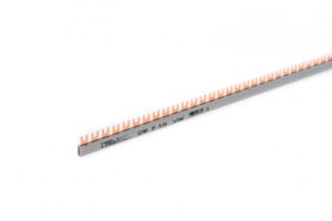 Villás fázissín, 63A, 1 fázisú, 54 modul, 10mm2, 968mm Fázissínek