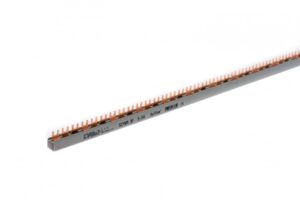 Villás fázissín, 63A, 3 fázisú, 54 modul, 10mm2, 965mm Fázissínek