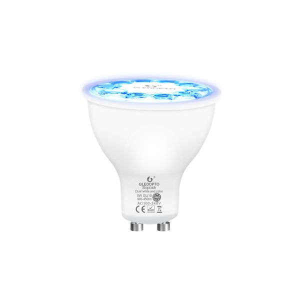 Gledopto GL-S-006P, Pro RGB+CCT GU10 okos izzó, fehér + színes fényű (Zigbee+2.4GHz RF) Gledopto GL-S-006P Gledopto GL-S-006P, Pro RGB+CCT GU10 okos izzó, fehér + színes fényű (Zigbee+2.4GHz RF) Gledopto GL-S-006P