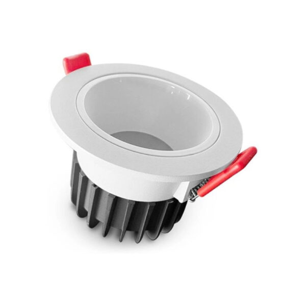 Gledopto GL-D-007P Zigbee Pro (Zigbee 3.0 + RF vevős) okos süllyesztett LED spot lámpa (95mm, 1050 lumen), fehér kerettel, IP54 Gledopto GL-D-007P