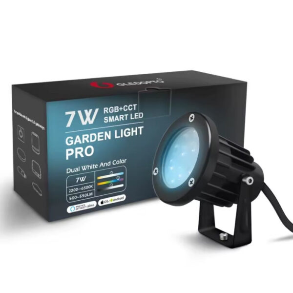 Gledopto GL-G-002P, Zigbee Pro (Zigbee 3.0 + RF vevős) kültéri kerti RGB+CCT spot lámpa, 230V Gledopto GL-G-002P Gledopto GL-G-002P, Zigbee Pro (Zigbee 3.0 + RF vevős) kültéri kerti RGB+CCT spot lámpa, 230V Gledopto GL-G-002P