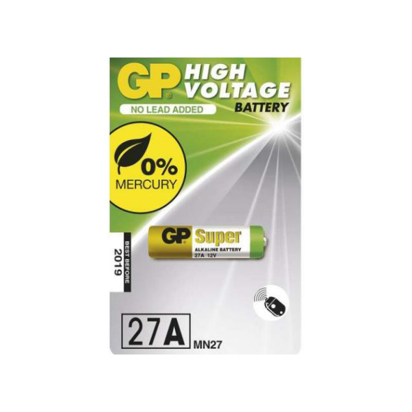 GP 27A alkáli elem (12V) Egyéb GP27A GP 27A alkáli elem (12V) Egyéb GP27A