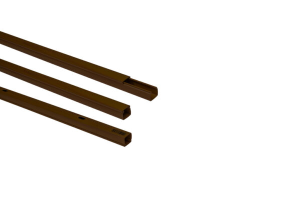 Kábelcsatorna, 20x18mm, sötétbarna, 60m Barna kábelcsatornák