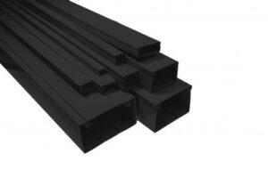 Kábelcsatorna 15x10mm, fekete, 80m Kábelcsatornák