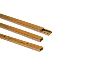 Kábelcsatorna 20x18mm, sötét bronz, 60m Sötét bronz kábelcsatornák