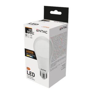 Entac LED Globe E27 10W NW 4000K | BR (SKU:LLG27-10W-NW) Gömb