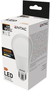 Entac LED Globe E27 10W NW 4000K | BR (SKU:LLG27-10W-NW) Gömb