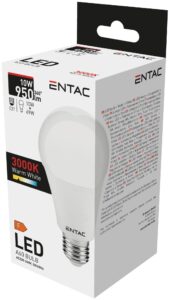 Entac LED Globe E27 10W WW 3000K | BR (SKU:LLG27-10W-WW) Gömb