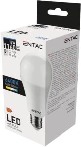 Entac LED Globe E27 12W CW 6400K | BR (SKU:LLG27-12W-CW) Gömb