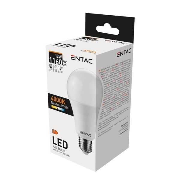 Entac LED Globe E27 12W NW 4000K | BR (SKU:LLG27-12W-NW) Gömb Entac LED Globe E27 12W NW 4000K | BR (SKU:LLG27-12W-NW) Gömb