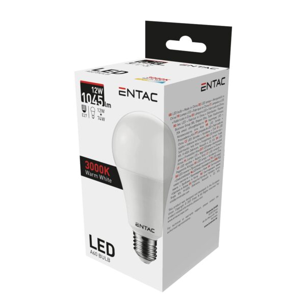 Entac LED Globe E27 12W WW 3000K | BR (SKU:LLG27-12W-WW) Gömb Entac LED Globe E27 12W WW 3000K | BR (SKU:LLG27-12W-WW) Gömb