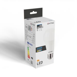 Entac LED Globe E27 18W CW 6400K | BR (SKU:LLG27-18W-CW) Gömb