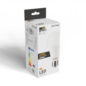 Entac LED Globe E27 18W NW 4000K | BR (SKU:LLG27-18W-NW) Gömb