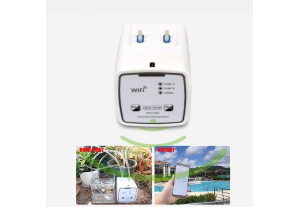 WD01 eWeLink app kompatibilis, WiFi-s, időzíthető, távvezérehető, kétcsatornás okos öntöző / locsoló szivattyú NON-ONT-WD01 Egyéb eWeLink termékek