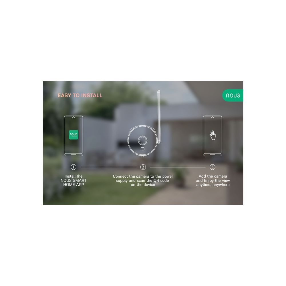 Nous W7P okos Tuya Wi-Fi IP csőkamera (3MP) kamera NOUS W7P Nous W7P okos Tuya Wi-Fi IP csőkamera (3MP) kamera NOUS W7P