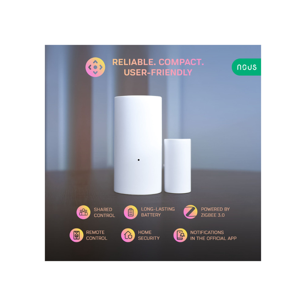 Nous E3 okos Tuya Zigbee vezeték nélküli ajtó / ablanyitás érzékelő érzékelő NOUS E3 Nous E3 okos Tuya Zigbee vezeték nélküli ajtó / ablanyitás érzékelő érzékelő NOUS E3