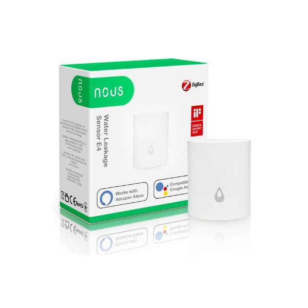 Nous E4 okos Tuya Zigbee vízszivárgás / csőtörés érzékelő érzékelő NOUS E4 Nous E4 okos Tuya Zigbee vízszivárgás / csőtörés érzékelő érzékelő NOUS E4