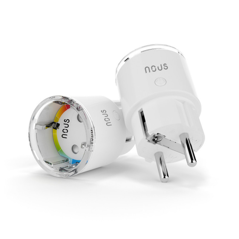 Nous A1T WiFi-s okoskonnektor, fogyasztásméréssel (16A/3680W), Tasmota firmware konnektor / elosztó|fogyasztásmérő NOUS A1T Nous A1T WiFi-s okoskonnektor, fogyasztásméréssel (16A/3680W), Tasmota firmware konnektor / elosztó|fogyasztásmérő NOUS A1T