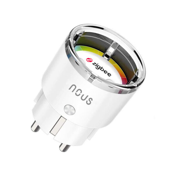 Nous A1Z Zigbee okoskonnektor, fogyasztásméréssel (10A/2400W) konnektor / elosztó|fogyasztásmérő NOUS A1Z
