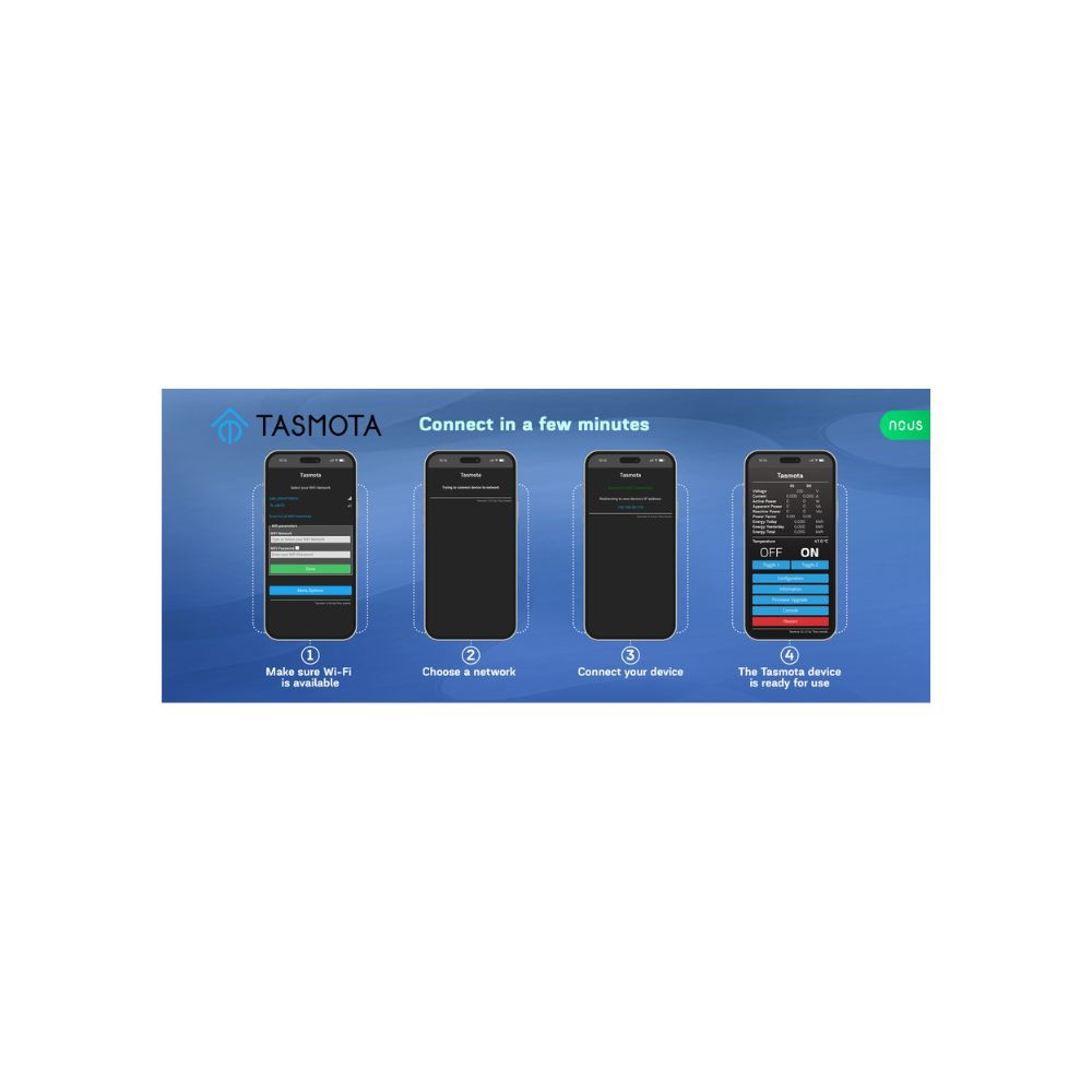Nous B3T okos Wi-Fi-s 2 áramkörös, fogyasztásmérős, redőny / motoros függöny vezérlő modul (Tasmota firmware, Matter) kapcsolórelé|fogyasztásmérő NOUS B3T Nous B3T okos Wi-Fi-s 2 áramkörös, fogyasztásmérős, redőny / motoros függöny vezérlő modul (Tasmota firmware, Matter) kapcsolórelé|fogyasztásmérő NOUS B3T