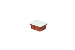 Süllyesztett kötődoboz, 119x96x45mm, IP30 Süllyesztett szerelvénydobozok
