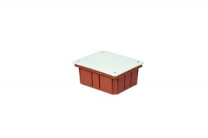 Kötődoboz, 6 gumi bevezetővel, 120x80x50mm, IP65 Membrános S-BOX kötődobozok