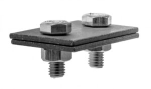 Horganyzott szalagvas tartó, 55x35x25mm Villamossági termékek