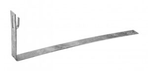 Horganyzott tetőcserép tartó (hajlítással rögzíthető) Hossz=400mm Villamossági termékek