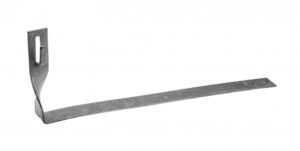 Horganyzott tetőcserép tartó, csavart (hajlítással rögzíthető) Hossz=400mm Villamossági termékek