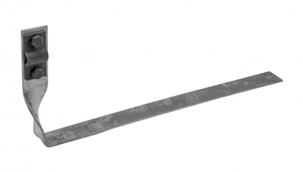 Horganyzott tetőcserép tartó, csavart (2xM6-os csavar) Hossz=280mm Villamossági termékek
