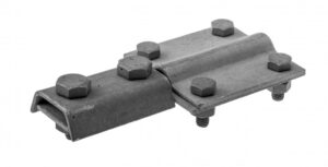 Horganyzott összekötő elem, 57x57x57mm, (4xM6-os csavar) Villamossági termékek