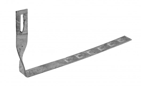 Horganyzott tetőcserép tartó, állítható, csavart Hossz=280mm (hajlítással rögzíthető) Villamossági termékek