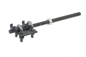 Villámvédelmi vezetékfeszítő, rögzítővel, 220mm, M12 csavar Villamossági termékek