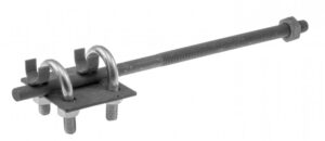 Villámvédelmi vezetékfeszítő, rögzítővel, 220mm, M10 csavar Villamossági termékek