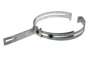 Gerinccserép tartó, horganyzott, hajlítással rögzíthető Villamossági termékek