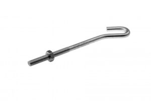 Villámvédelmi vezetékfeszítő vas horoggal, 200mm Villamossági termékek