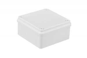 Kötődoboz, sima oldalfalú, fehér, 100x100x50mm, IP65 S-BOX kötődobozok