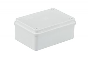 Kötődoboz, sima oldalfalú, fehér, 120x80x50mm, IP65 S-BOX kötődobozok