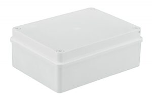 Kötődoboz, sima oldalfalú, fehér, 190x140x70mm, IP65 S-BOX kötődobozok