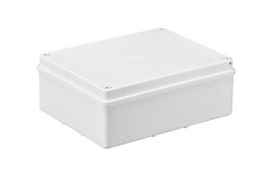 Kötődoboz, sima oldalfalú, fehér, 240x190x90mm, IP65 S-BOX kötődobozok