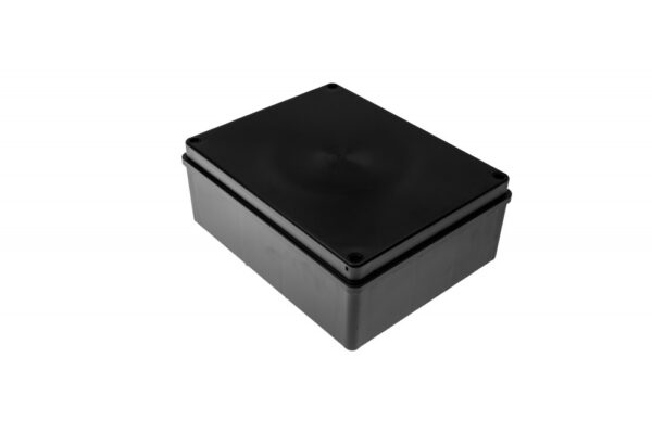 Kötődoboz, sima oldalfalú, fekete, 240x190x90mm, IP65, UV-álló Fekete S-BOX kötődobozok Kötődoboz, sima oldalfalú, fekete, 240x190x90mm, IP65, UV-álló Fekete S-BOX kötődobozok
