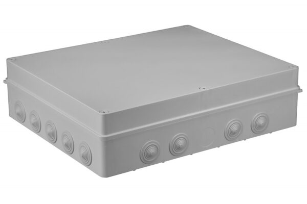 Kötődoboz, 18 gumi bevezetővel, 460x380x120mm, IP65 Membrános S-BOX kötődobozok