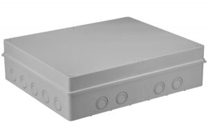 Kötődoboz, 6 gumi bevezetővel, 120x80x50mm, IP65 Membrános S-BOX kötődobozok