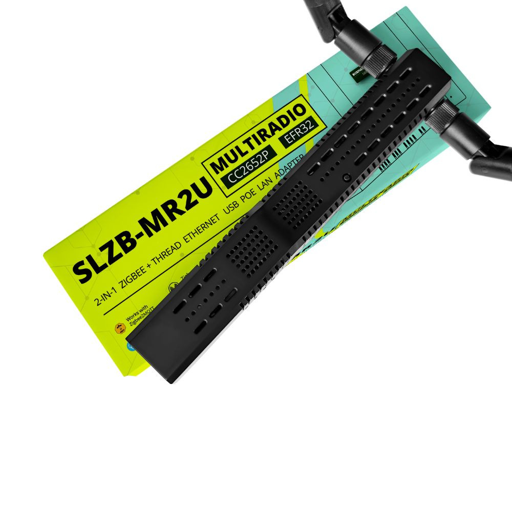 SMLIGHT SLZB-MR2U – Zigbee, Matter over Thread, Ethernet, PoE, USB, Wi-Fi adapter, fekete (CC2652P + EFR32MG21) átjáró / központi egység SMLIGHT SLZB-MR2U – Zigbee, Matter over Thread, Ethernet, PoE, USB, Wi-Fi adapter, fekete (CC2652P + EFR32MG21) átjáró / központi egység