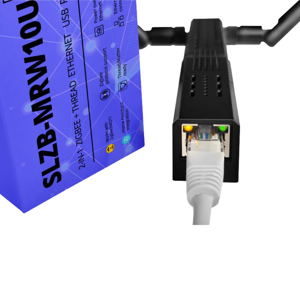 SMLIGHT SLZB-MRW10U – Multi-Radio PoE Adapter, Zigbee, Thread, Z-Wave, Matter, fekete (ESP32+CC2674P10+EFR32ZG23) átjáró / központi egység SMLIGHT SLZB-MRW10U – Multi-Radio PoE Adapter, Zigbee, Thread, Z-Wave, Matter, fekete (ESP32+CC2674P10+EFR32ZG23) átjáró / központi egység