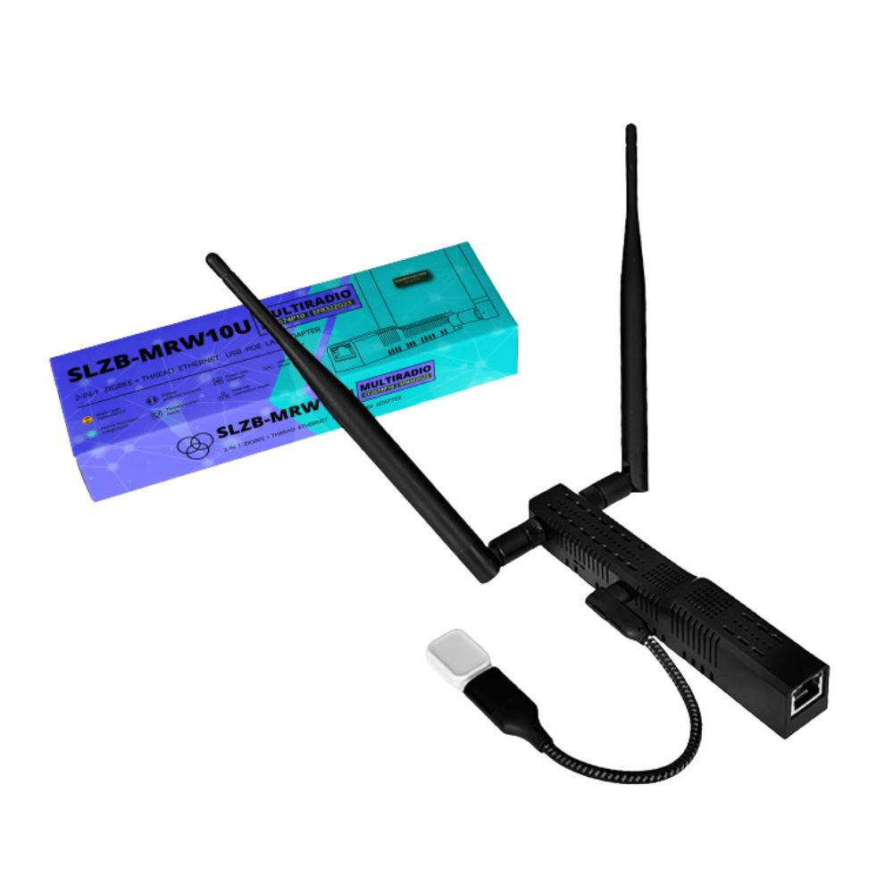 SMLIGHT SLZB-MRW10U – Multi-Radio PoE Adapter, Zigbee, Thread, Z-Wave, Matter, fekete (ESP32+CC2674P10+EFR32ZG23) átjáró / központi egység SMLIGHT SLZB-MRW10U – Multi-Radio PoE Adapter, Zigbee, Thread, Z-Wave, Matter, fekete (ESP32+CC2674P10+EFR32ZG23) átjáró / központi egység