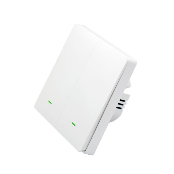 SmartWise B62 UNI Wi-Fi + eWeLink-Remote, univerzális bekötésű, 2 áramkörös, fizikai nyomógombos okos villanykapcsoló, fehér fali kapcsoló B6 UNI 2-GANG Wi-Fi+eWeLink-Remote SmartWise B62 UNI Wi-Fi + eWeLink-Remote, univerzális bekötésű, 2 áramkörös, fizikai nyomógombos okos villanykapcsoló, fehér fali kapcsoló B6 UNI 2-GANG Wi-Fi+eWeLink-Remote