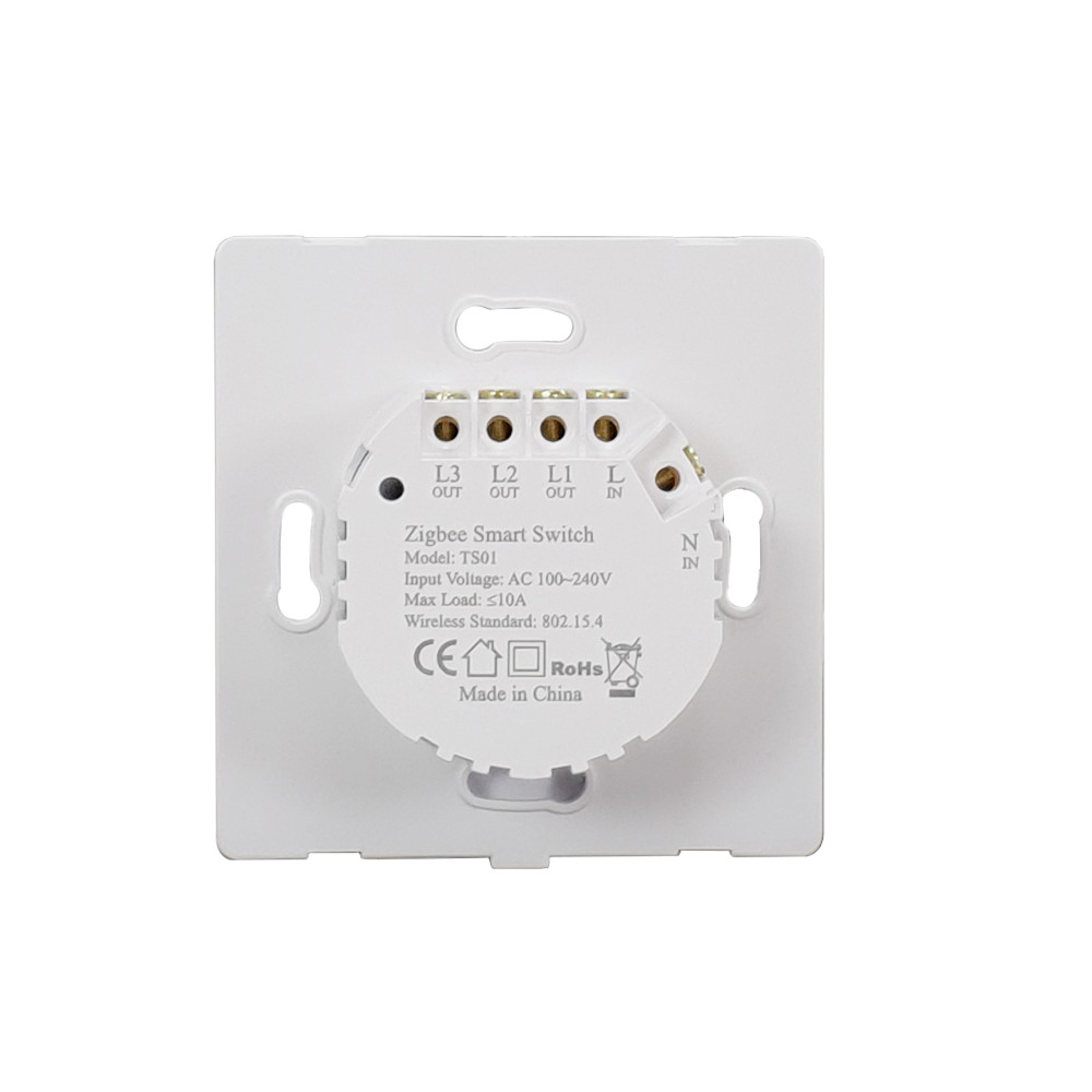SmartWise B61 UNI Zigbee 3.0 + RF, univerzális bekötésű, 1 áramkörös, fizikai nyomógombos okos villanykapcsoló, ELŐLAP NÉLKÜL fali kapcsoló B6 UNI 1-GANG Zigbee+RF433 SmartWise B61 UNI Zigbee 3.0 + RF, univerzális bekötésű, 1 áramkörös, fizikai nyomógombos okos villanykapcsoló, ELŐLAP NÉLKÜL fali kapcsoló B6 UNI 1-GANG Zigbee+RF433