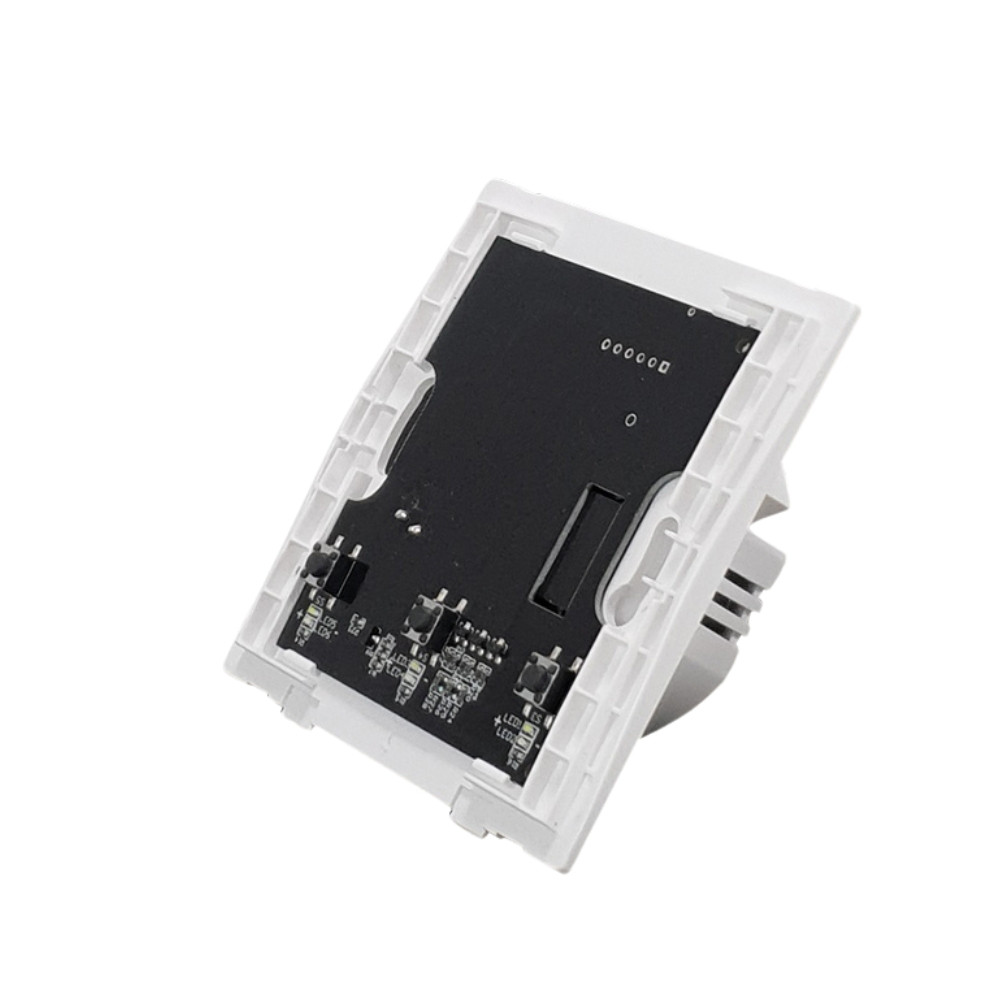 SmartWise B63 UNI Zigbee 3.0 + RF, univerzális bekötésű, 3 áramkörös, fizikai nyomógombos okos villanykapcsoló, ELŐLAP NÉLKÜL fali kapcsoló B6 UNI 3-GANG Zigbee+RF433 SmartWise B63 UNI Zigbee 3.0 + RF, univerzális bekötésű, 3 áramkörös, fizikai nyomógombos okos villanykapcsoló, ELŐLAP NÉLKÜL fali kapcsoló B6 UNI 3-GANG Zigbee+RF433